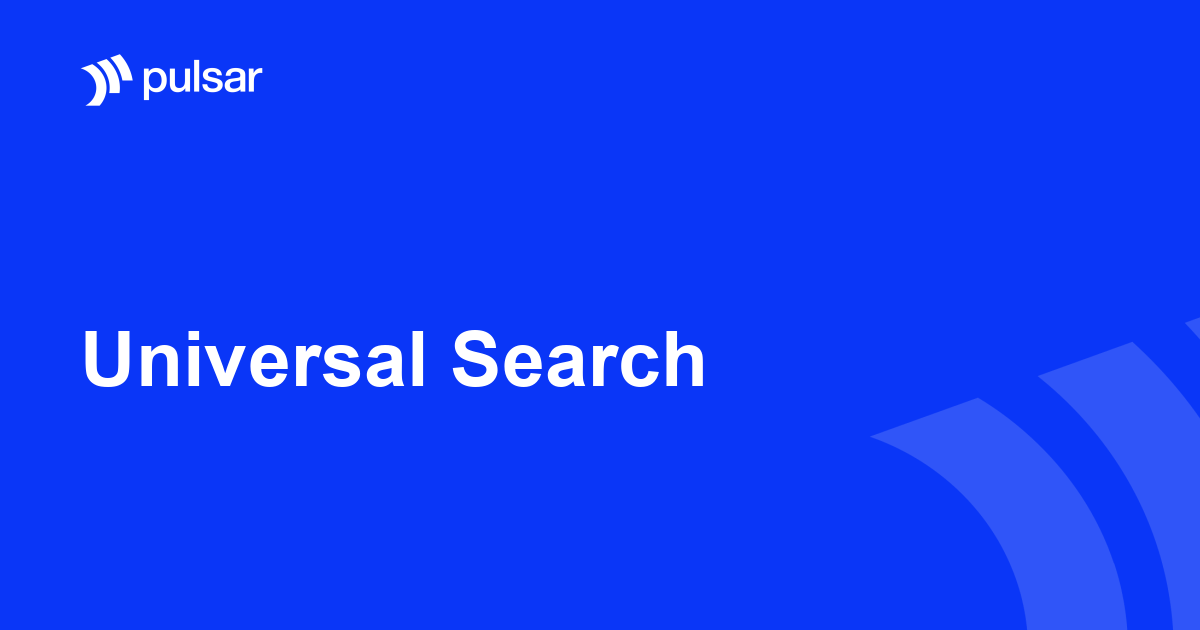 Universal Search
