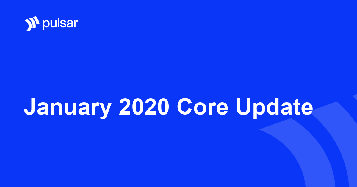 January 2020 Core Update