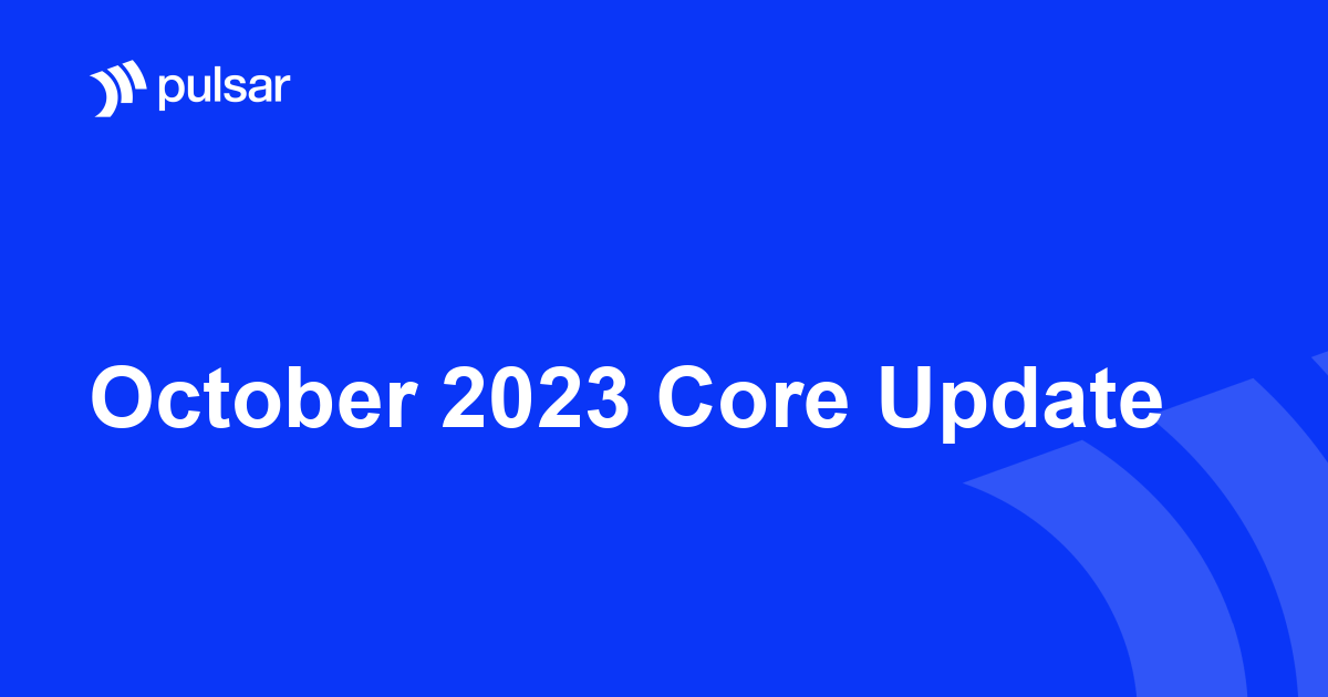 October 2023 Core Update