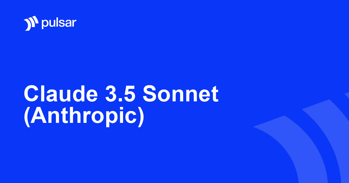 Claude 3.5 Sonnet (Anthropic)