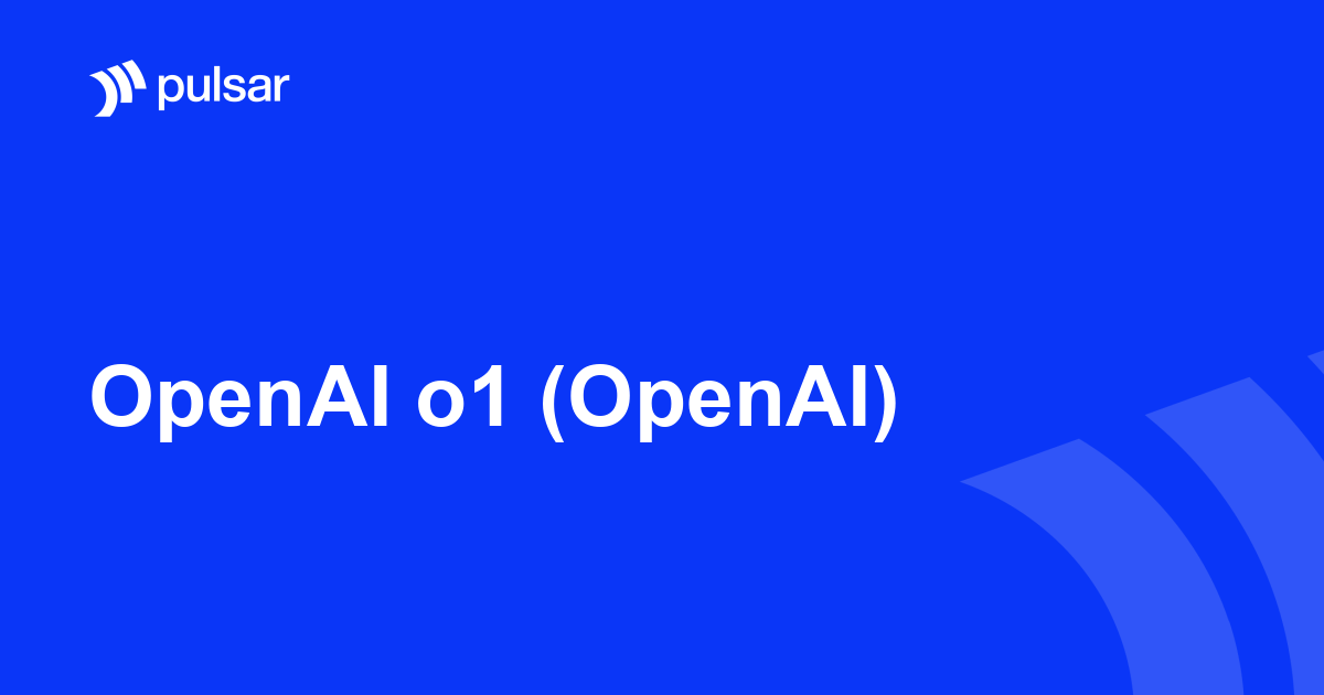 OpenAI o1 (OpenAI)