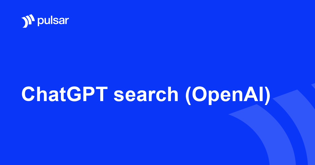 ChatGPT search (OpenAI)
