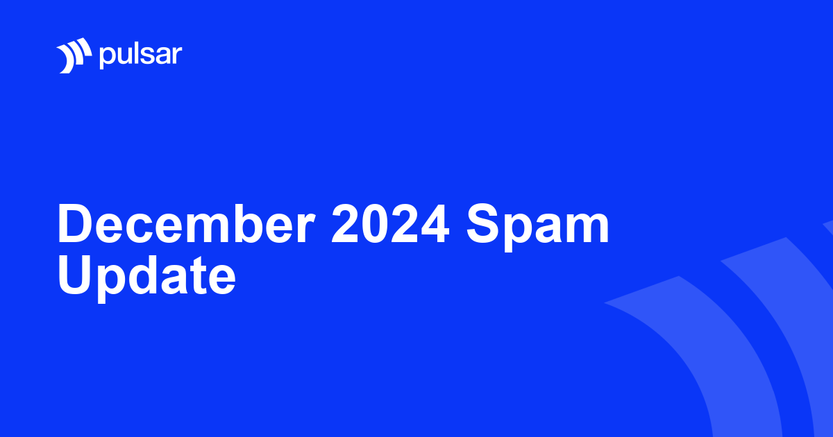 December 2024 Spam Update