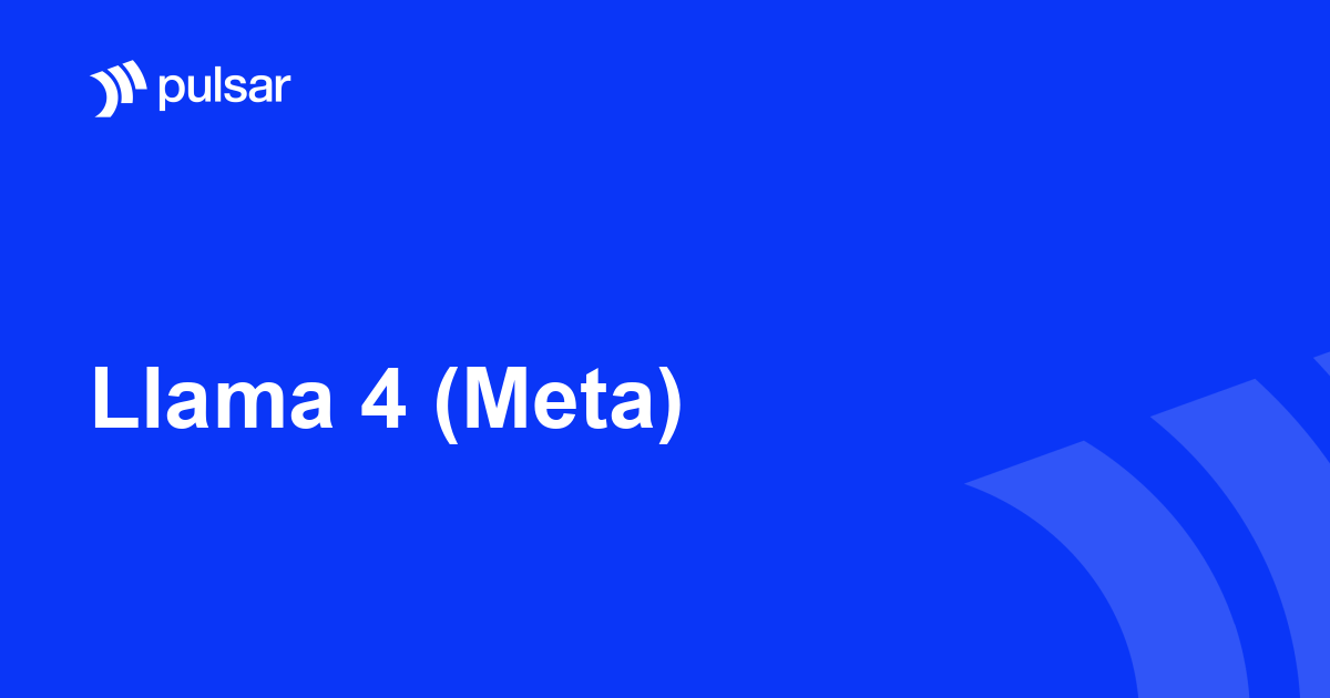 Llama 4 (Meta)