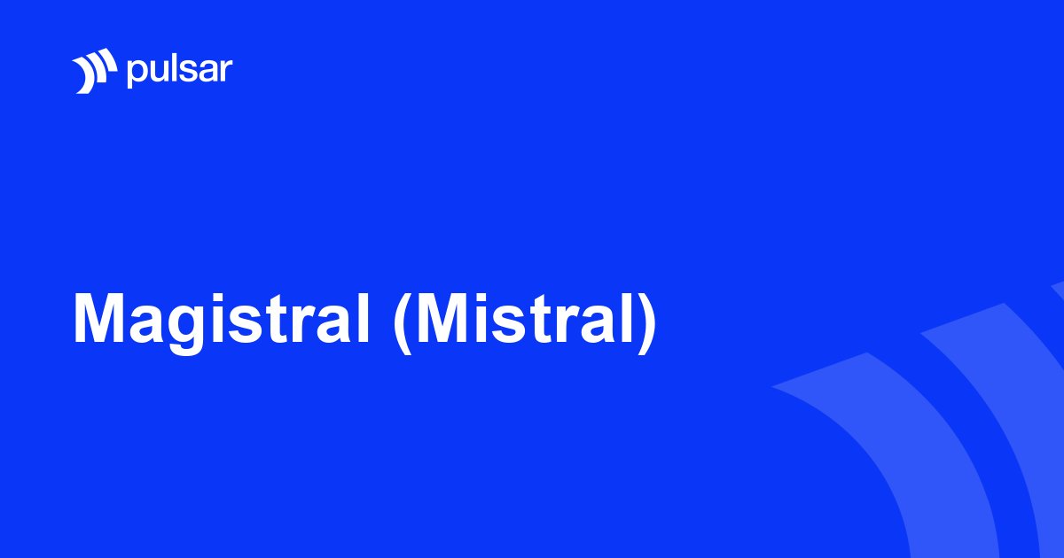 Magistral (Mistral)