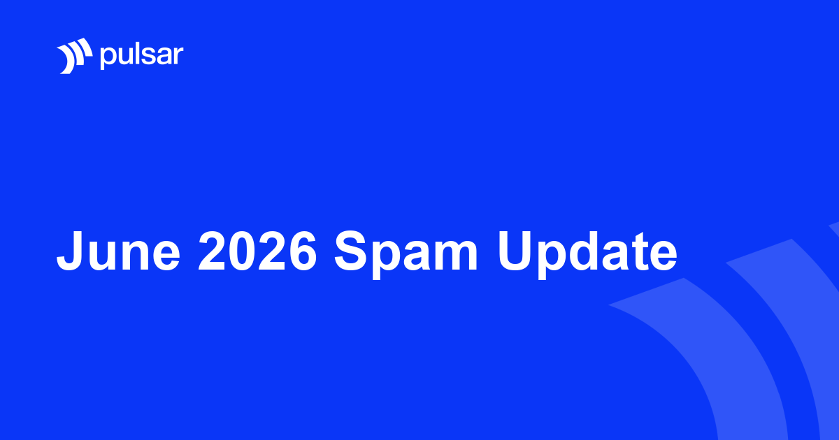 June 2026 Spam Update
